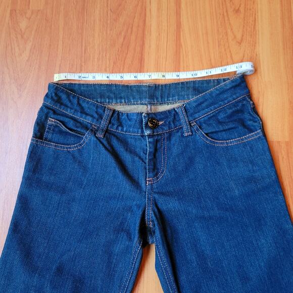 GUCCI New Flare Base Flared Jeans Premium Blue Denim Size 26 Bell Wide Bottoms - Picture 13 of 16